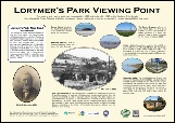 Lorymer's Park interpretation board