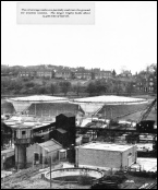 Oil storage tanks